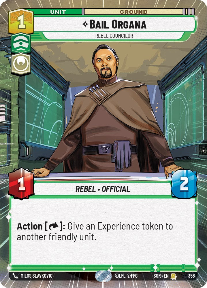Bail Organa - Rebel Councilor (Hyperspace) (358) [Spark of Rebellion] | BD Cosmos