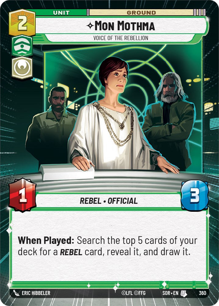 Mon Mothma - Voice of the Rebellion (Hyperspace) (360) [Spark of Rebellion] | BD Cosmos