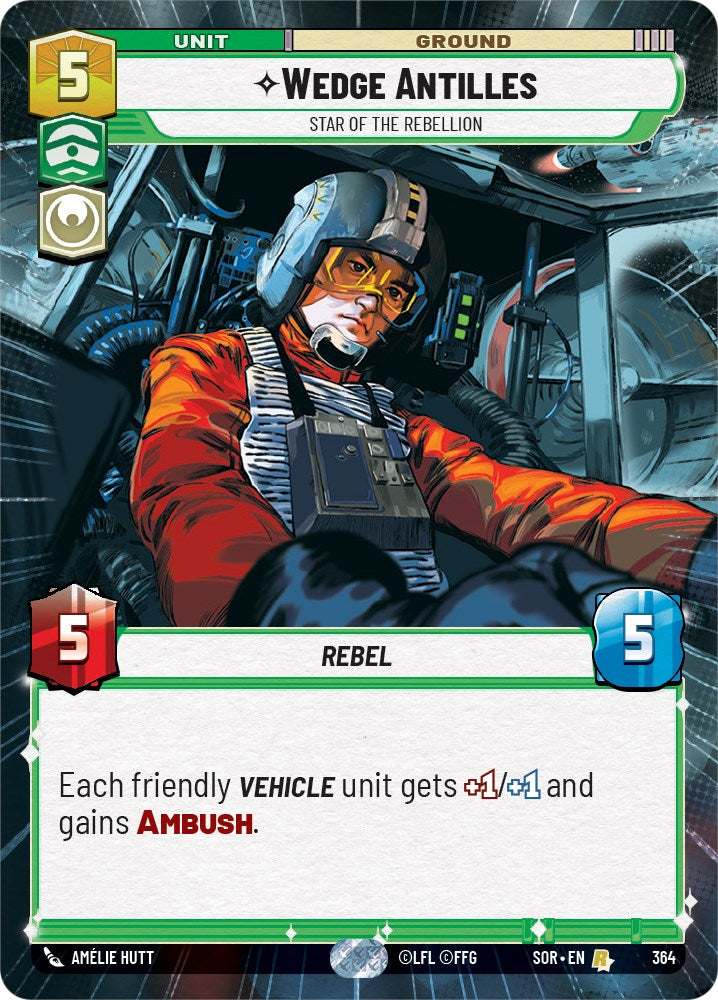 Wedge Antilles - Star of the Rebellion (Hyperspace) (364) [Spark of Rebellion] | BD Cosmos
