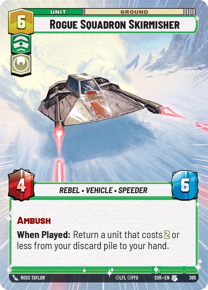 Rogue Squadron Skirmisher (Hyperspace) (365) [Spark of Rebellion] | BD Cosmos