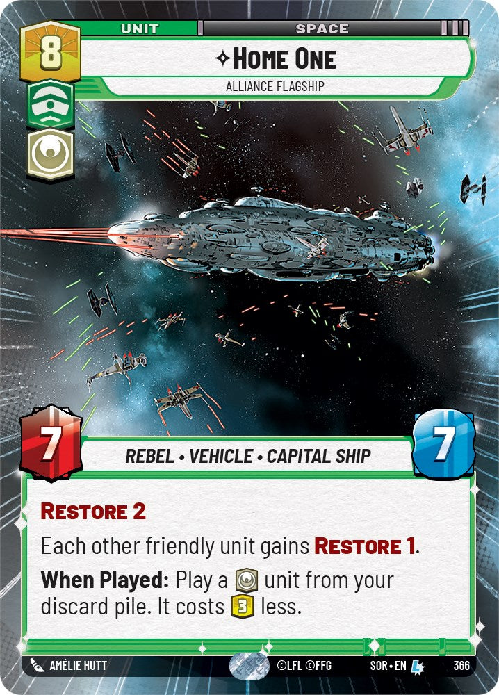 Home One - Alliance Flagship (Hyperspace) (366) [Spark of Rebellion] | BD Cosmos