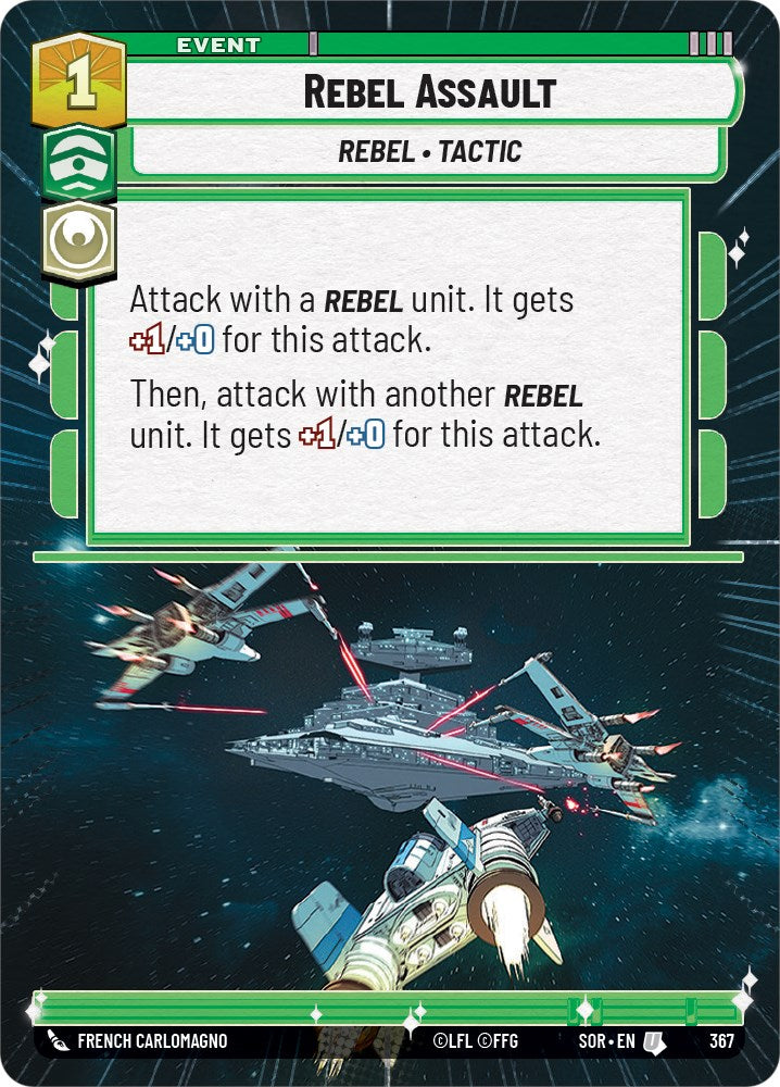 Rebel Assault (Hyperspace) (367) [Spark of Rebellion] | BD Cosmos