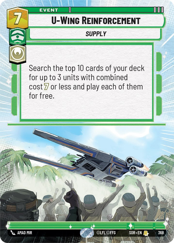 U-Wing Reinforcement (Hyperspace) (368) [Spark of Rebellion] | BD Cosmos