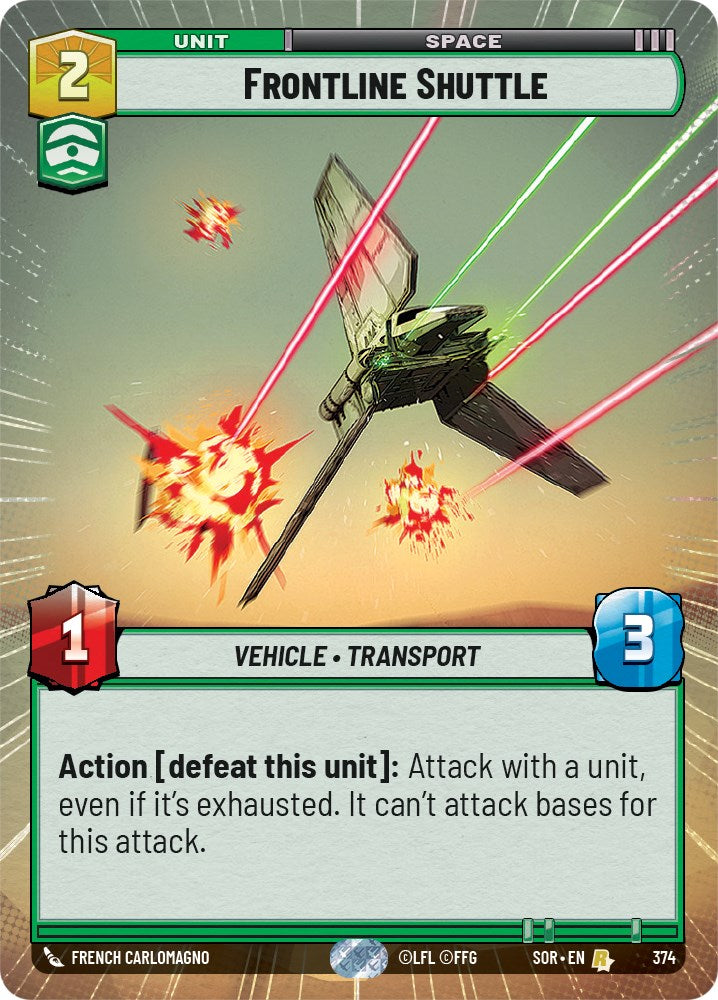Frontline Shuttle (Hyperspace) (374) [Spark of Rebellion] | BD Cosmos