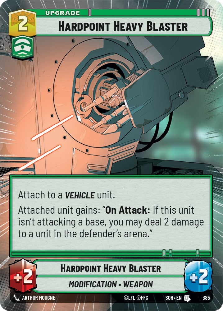 Hardpoint Heavy Blaster (Hyperspace) (385) [Spark of Rebellion] | BD Cosmos