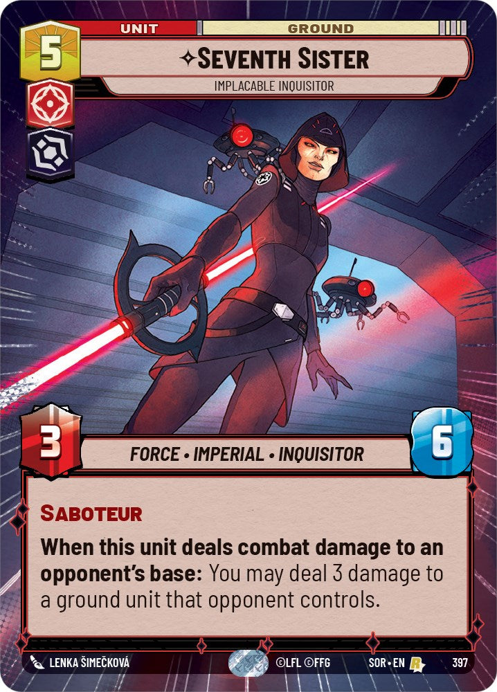 Seventh Sister - Implacable Inquisitor (Hyperspace) (397) [Spark of Rebellion] | BD Cosmos