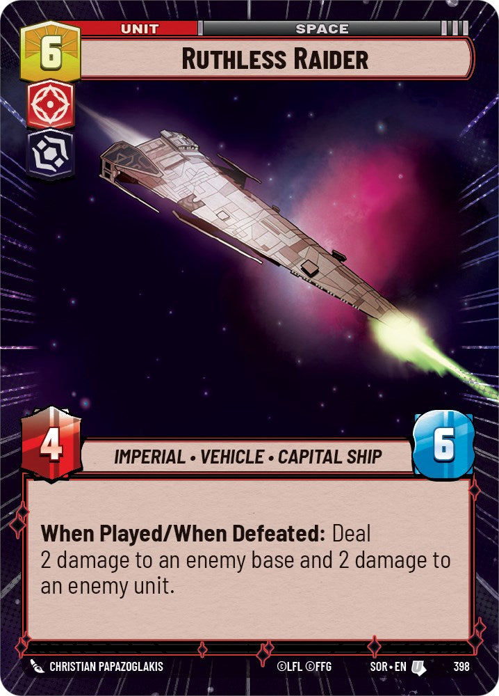 Ruthless Raider (Hyperspace) (398) [Spark of Rebellion] | BD Cosmos