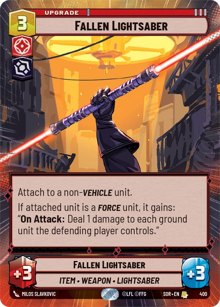 Fallen Lightsaber (Hyperspace) (400) [Spark of Rebellion] | BD Cosmos