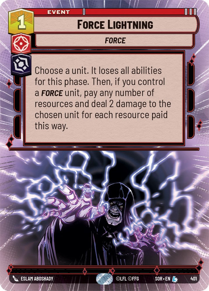 Force Lightning (Hyperspace) (401) [Spark of Rebellion] | BD Cosmos