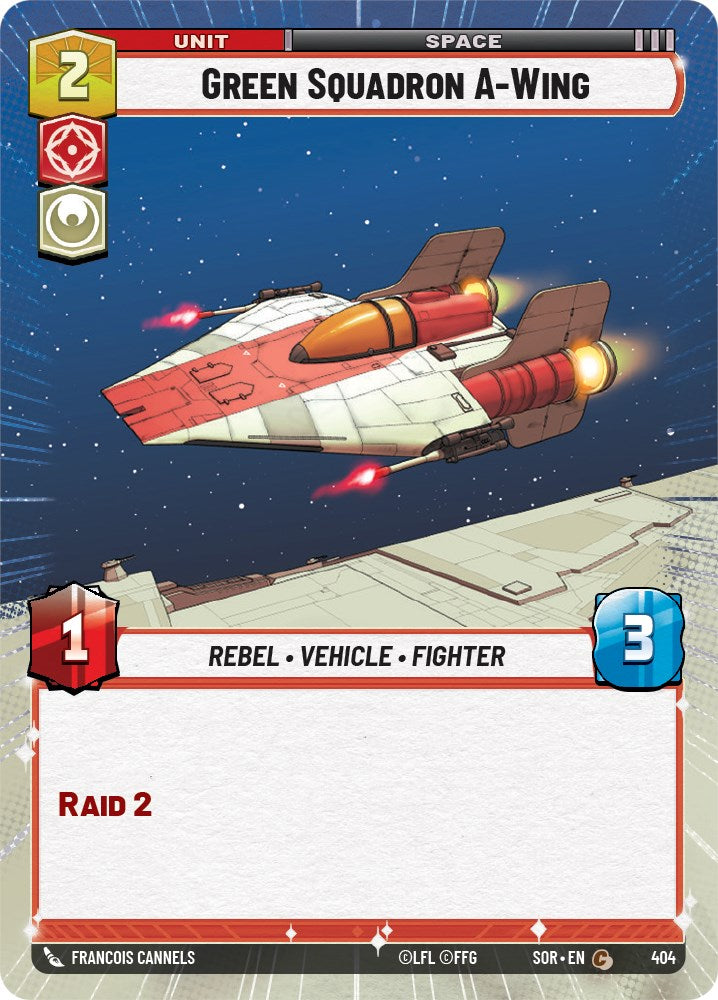 Green Squadron A-Wing (Hyperspace) (404) [Spark of Rebellion] | BD Cosmos