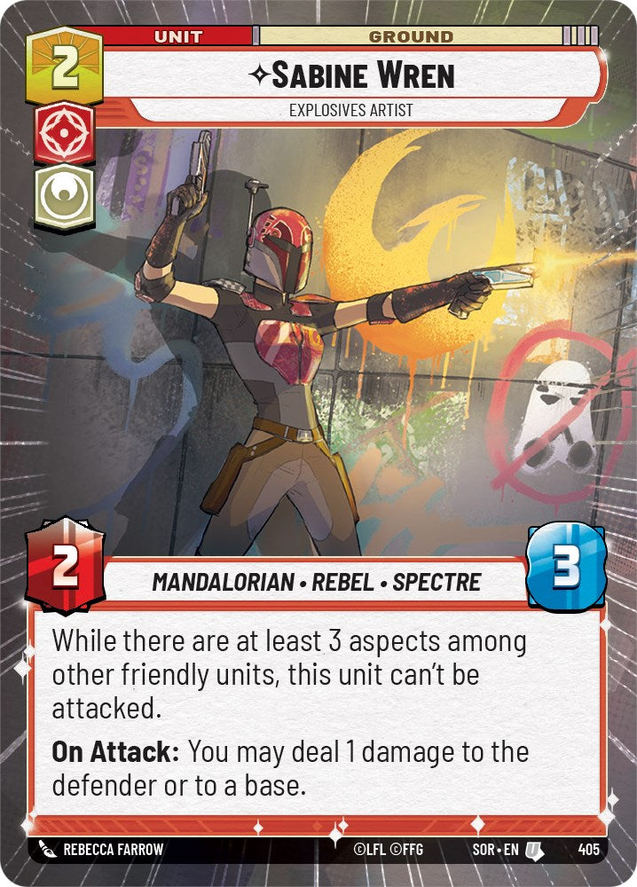 Sabine Wren - Explosives Artist (Hyperspace) (405) [Spark of Rebellion] | BD Cosmos
