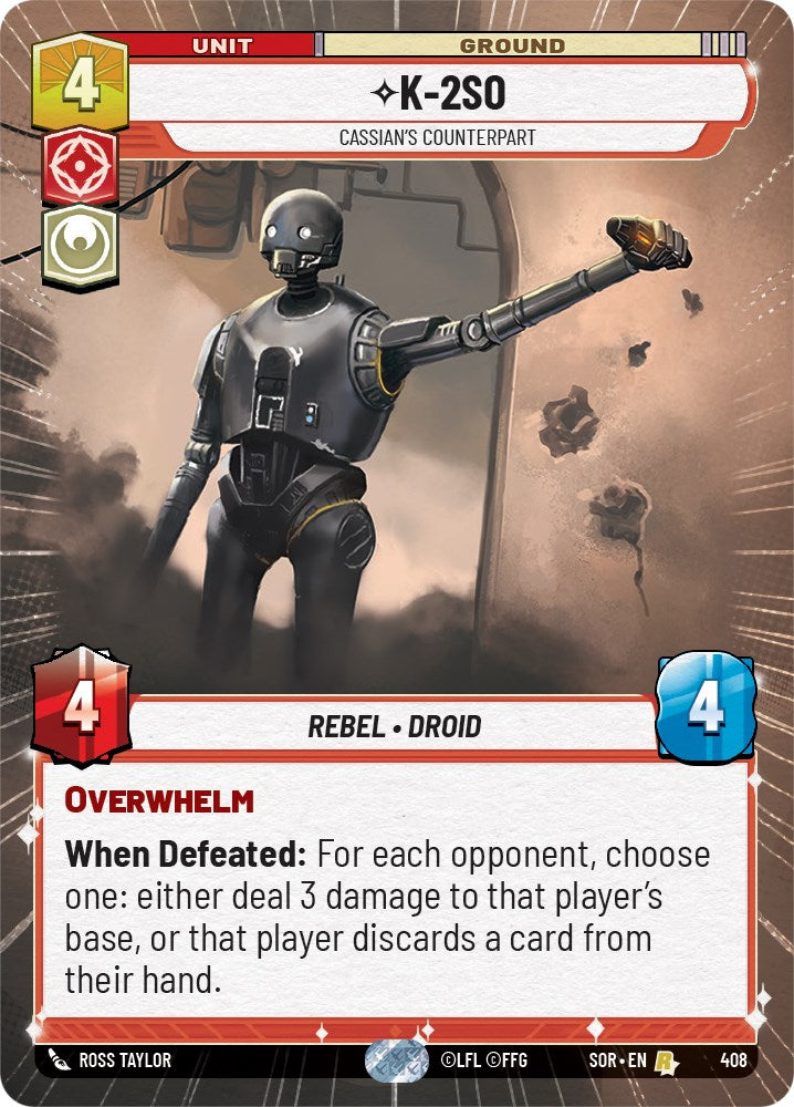 K-2SO - Cassian's Counterpart (Hyperspace) (408) [Spark of Rebellion] | BD Cosmos