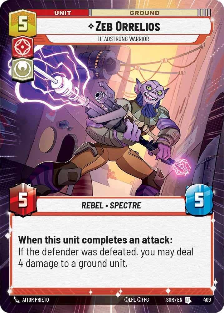 Zeb Orrelios - Headstrong Warrior (Hyperspace) (409) [Spark of Rebellion] | BD Cosmos