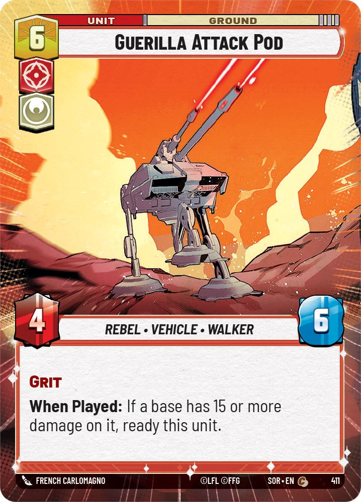 Guerilla Attack Pod (Hyperspace) (411) [Spark of Rebellion] | BD Cosmos