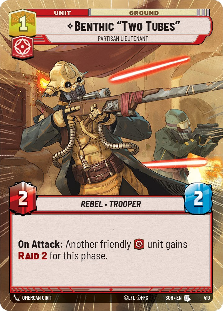 Benthic AuTwo TubesAu - Partisan Lieutenant (Hyperspace) (419) [Spark of Rebellion] | BD Cosmos