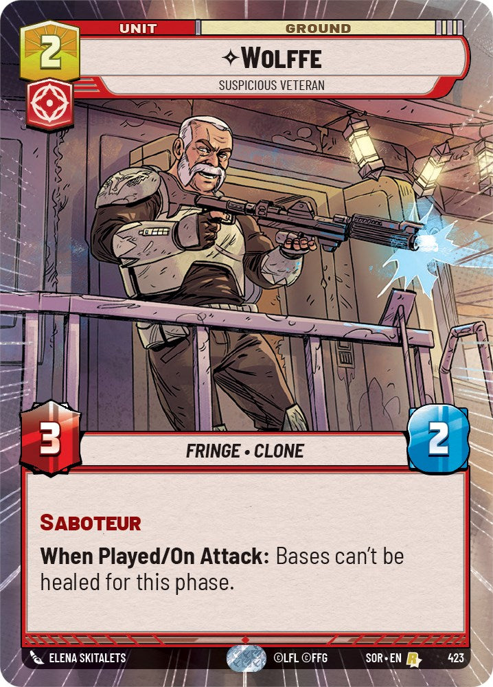 Wolffe - Suspicious Veteran (Hyperspace) (423) [Spark of Rebellion] | BD Cosmos