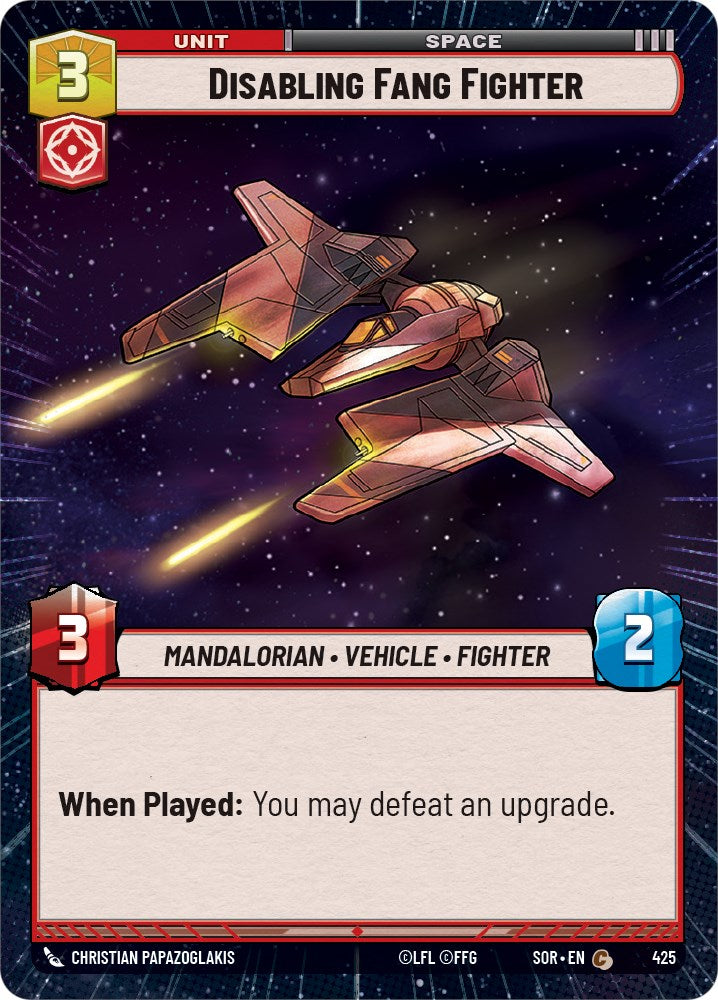 Disabling Fang Fighter (Hyperspace) (425) [Spark of Rebellion] | BD Cosmos