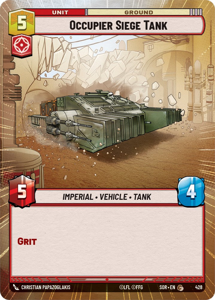 Occupier Siege Tank (Hyperspace) (428) [Spark of Rebellion] | BD Cosmos