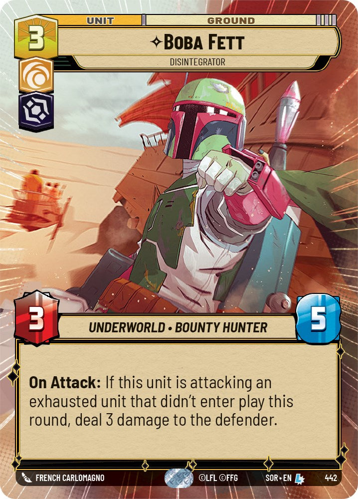 Boba Fett - Disintegrator (Hyperspace) (442) [Spark of Rebellion] | BD Cosmos