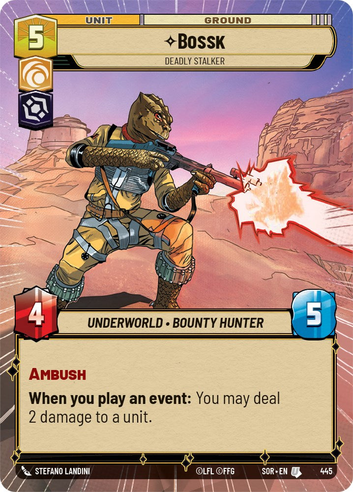 Bossk - Deadly Stalker (Hyperspace) (445) [Spark of Rebellion] | BD Cosmos