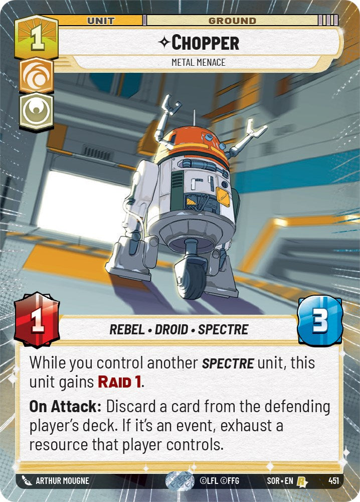 Chopper - Metal Menace (Hyperspace) (451) [Spark of Rebellion] | BD Cosmos