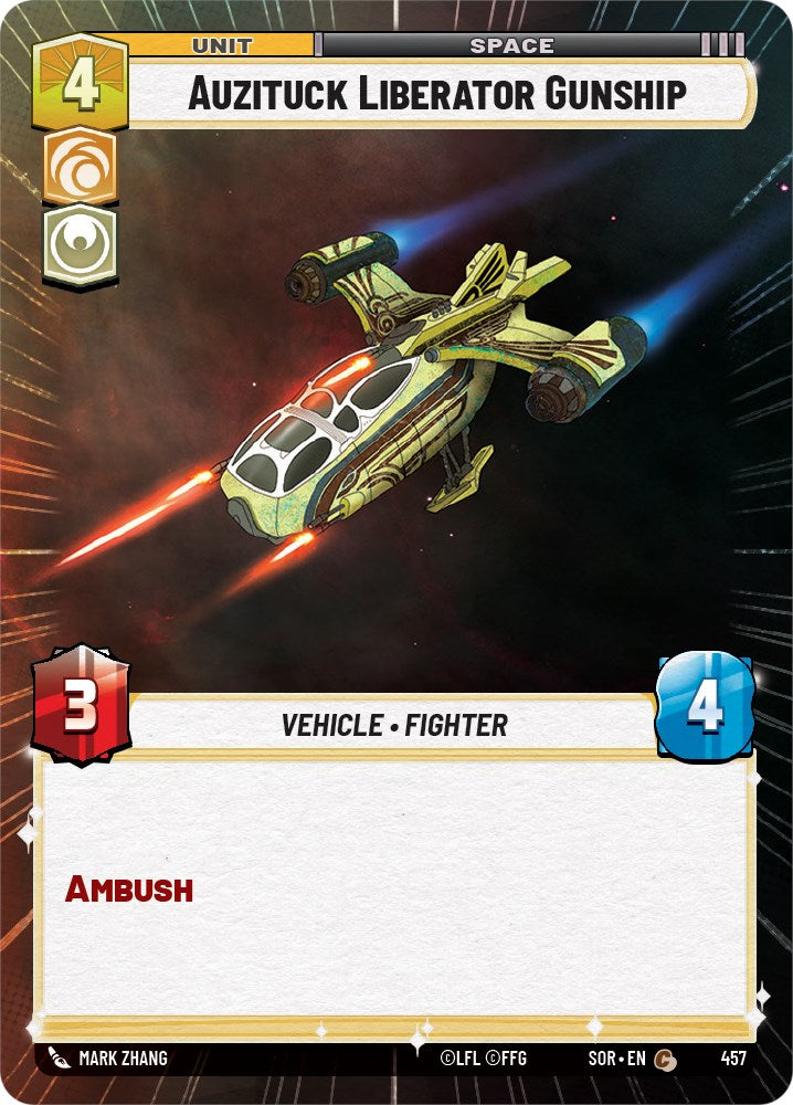 Auzituck Liberator Gunship (Hyperspace) (457) [Spark of Rebellion] | BD Cosmos