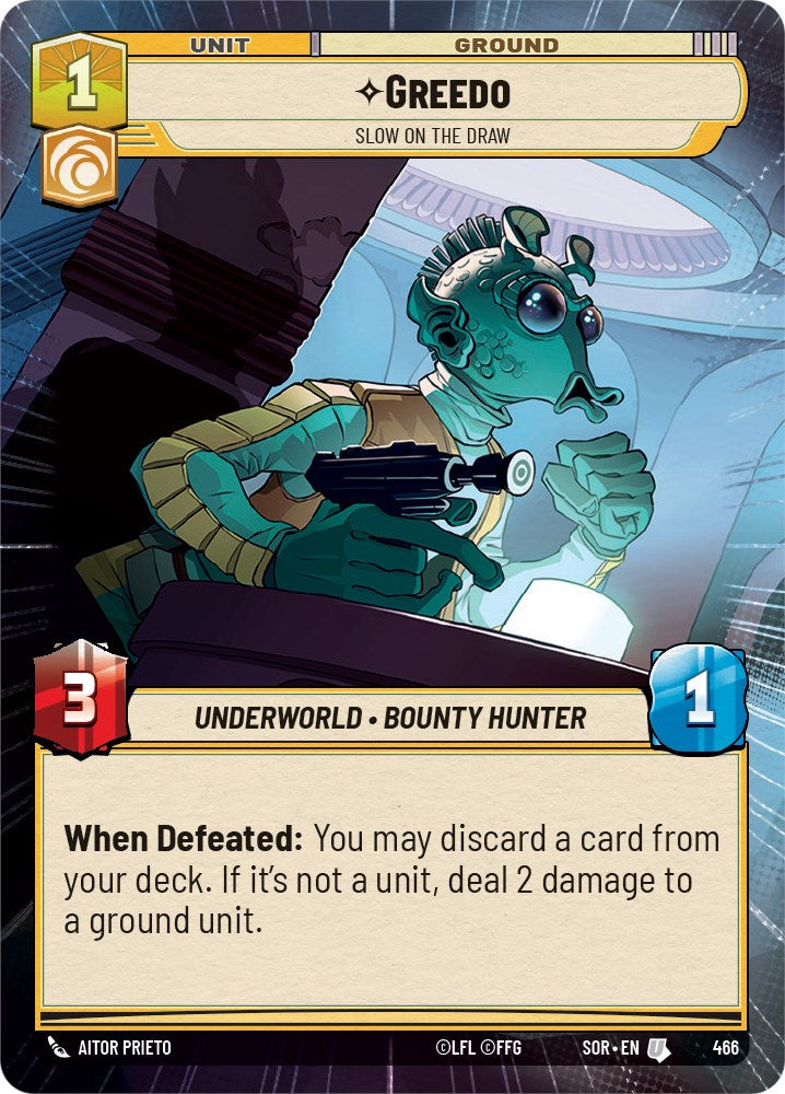 Greedo - Slow on the Draw (Hyperspace) (466) [Spark of Rebellion] | BD Cosmos