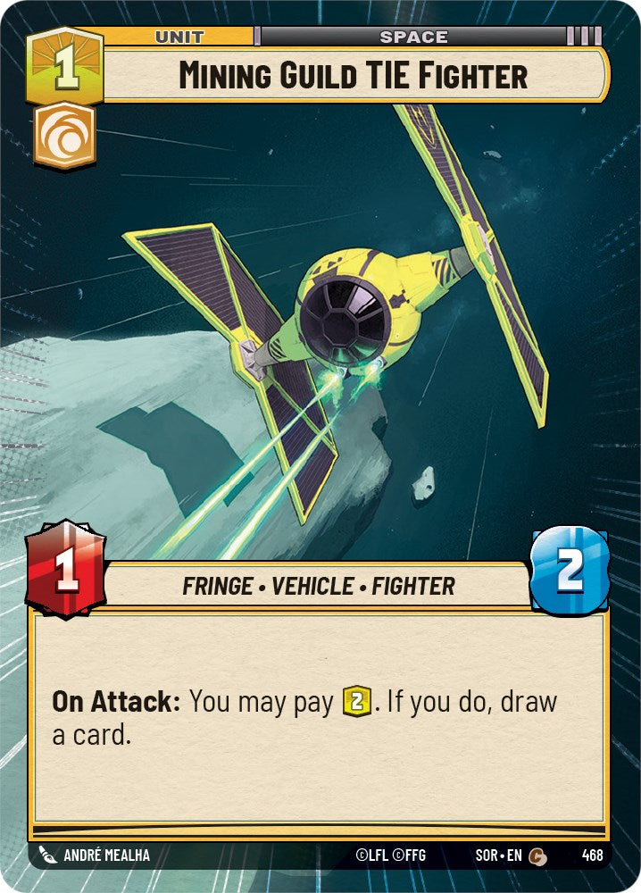 Mining Guild TIE Fighter (Hyperspace) (468) [Spark of Rebellion] | BD Cosmos