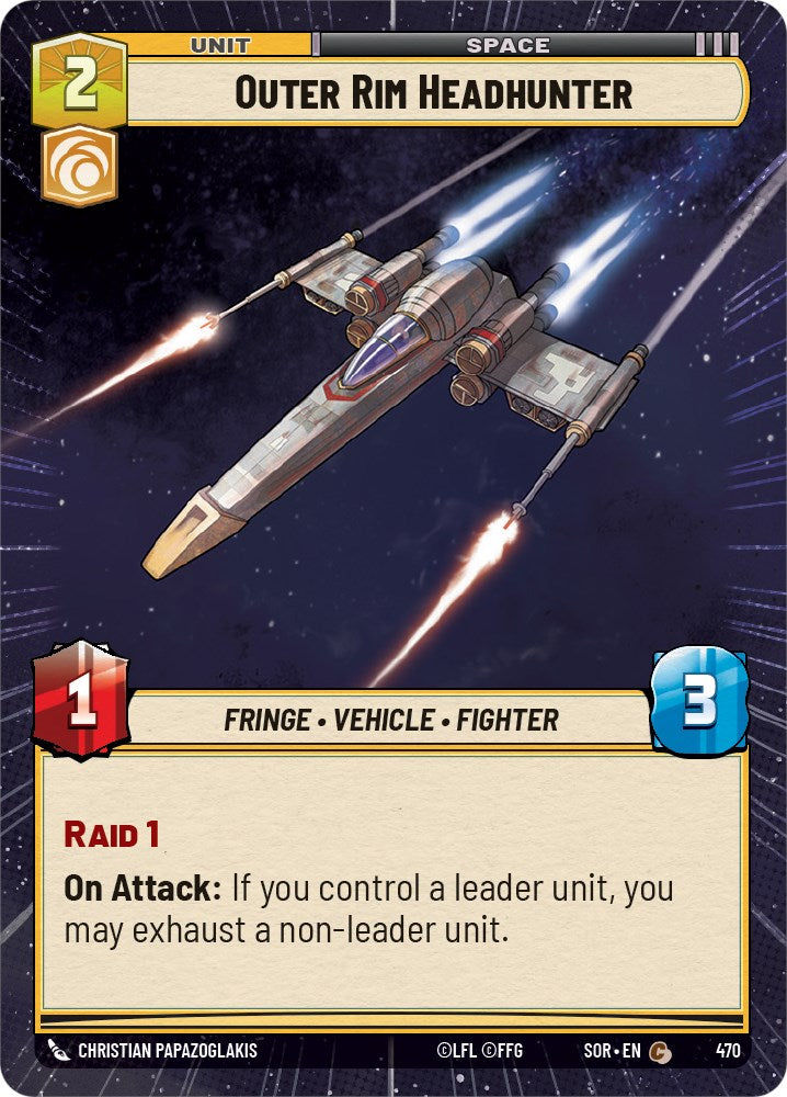 Outer Rim Headhunter (Hyperspace) (470) [Spark of Rebellion] | BD Cosmos
