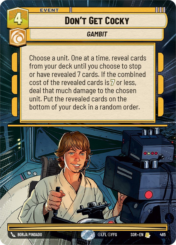 Don't Get Cocky (Hyperspace) (485) [Spark of Rebellion] | BD Cosmos