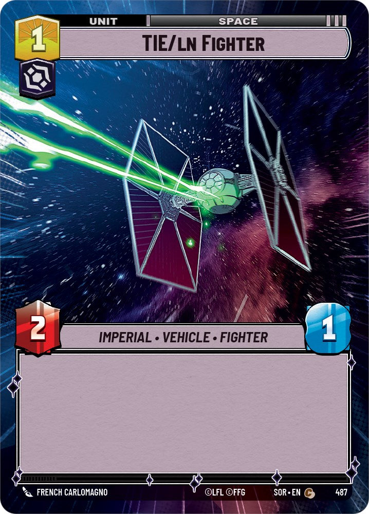 TIE/ln Fighter (Hyperspace) (487) [Spark of Rebellion] | BD Cosmos