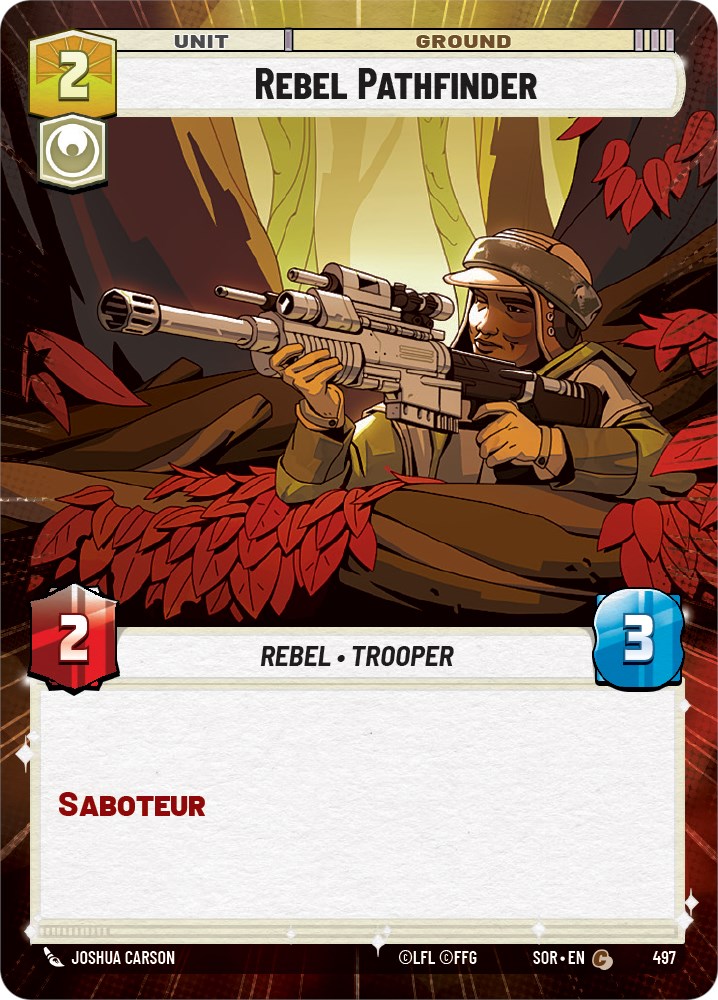 Rebel Pathfinder (Hyperspace) (497) [Spark of Rebellion] | BD Cosmos