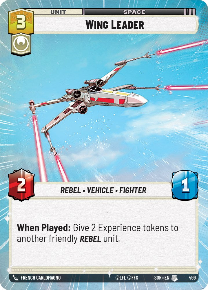 Wing Leader (Hyperspace) (499) [Spark of Rebellion] | BD Cosmos