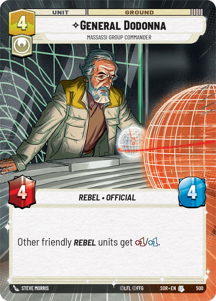 General Dodonna - Massassi Group Commander (Hyperspace) (500) [Spark of Rebellion] | BD Cosmos