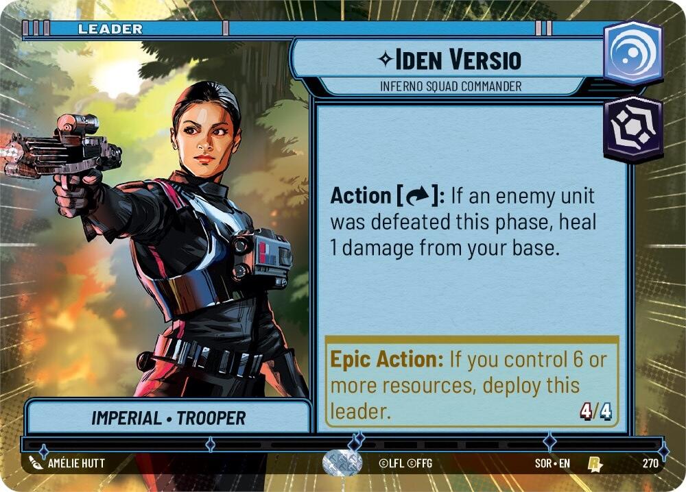 Iden Versio - Inferno Squad Commander (Hyperspace) (270) [Spark of Rebellion] | BD Cosmos