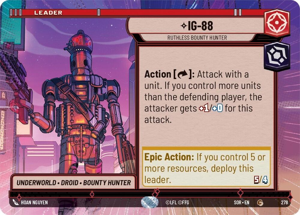 IG-88 - Ruthless Bounty Hunter (Hyperspace) (278) [Spark of Rebellion] | BD Cosmos