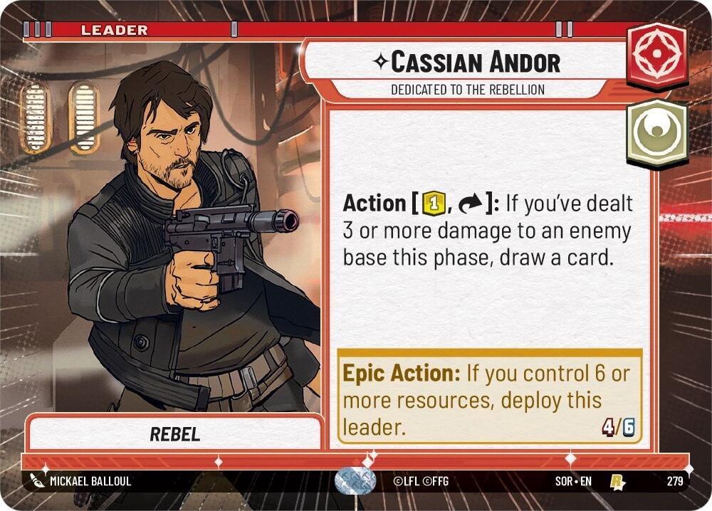 Cassian Andor - Dedicated to the Rebellion (Hyperspace) (279) [Spark of Rebellion] | BD Cosmos