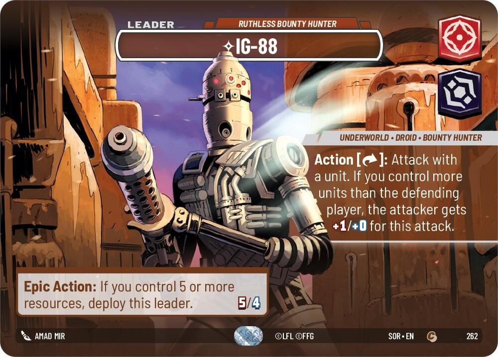 IG-88 - Ruthless Bounty Hunter (Showcase) (262) [Spark of Rebellion] | BD Cosmos