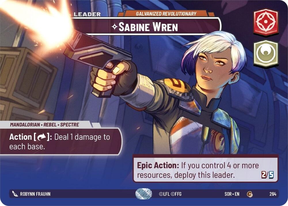 Sabine Wren - Galvanized Revolutionary (Showcase) (264) [Spark of Rebellion] | BD Cosmos