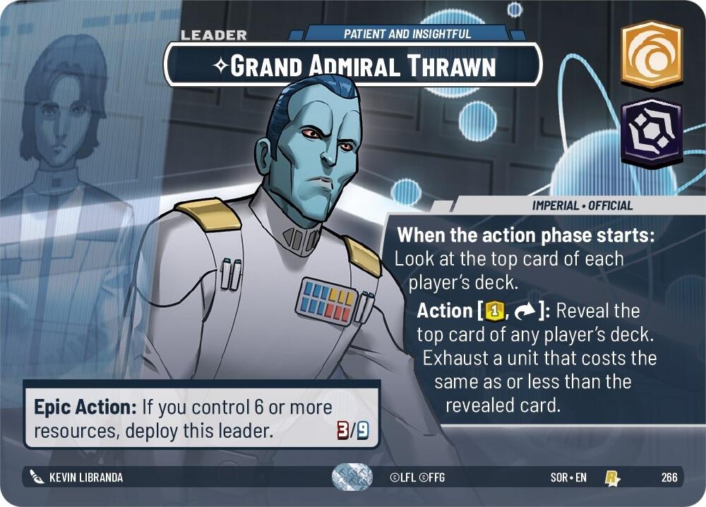 Grand Admiral Thrawn - Patient and Insightful (Showcase) (266) [Spark of Rebellion] | BD Cosmos