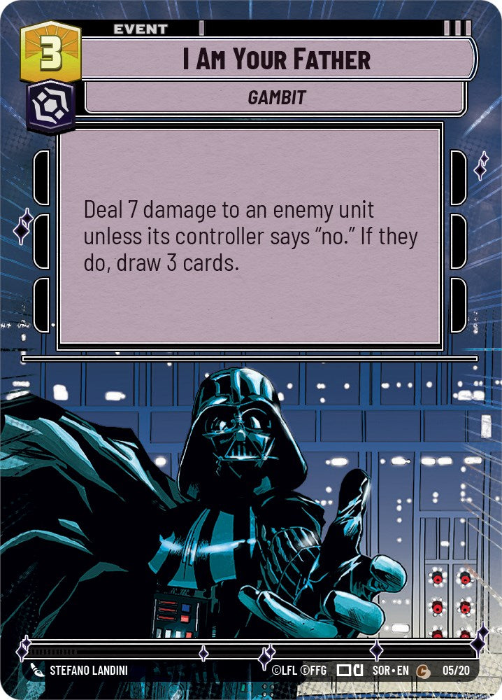 I Am Your Father (Hyperspace) (Weekly Play Promo) (5/20) [Spark of Rebellion Promos] | BD Cosmos