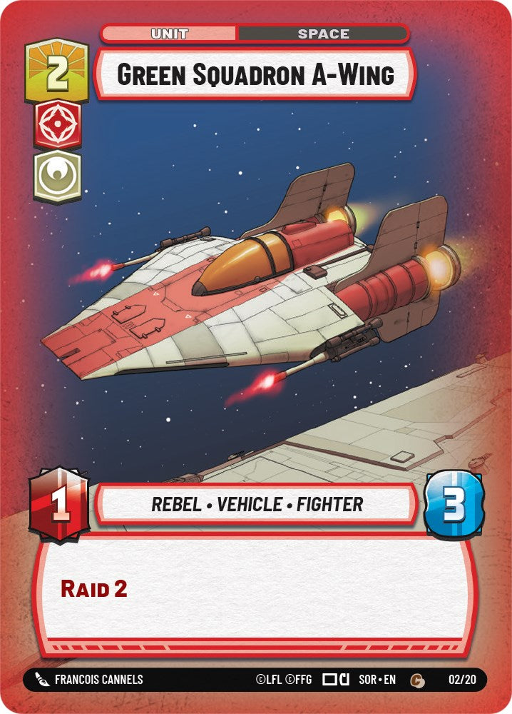 Green Squadron A-Wing (Weekly Play Promo) (2/20) [Spark of Rebellion Promos] | BD Cosmos