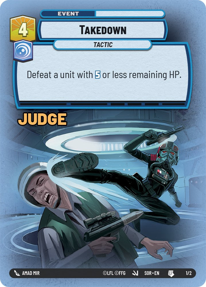 Takedown (Judge Promo) (1/2) [Spark of Rebellion Promos] | BD Cosmos