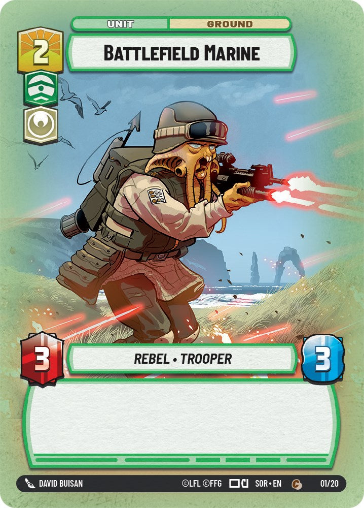 Battlefield Marine (Weekly Play Promo) (1/20) [Spark of Rebellion Promos] | BD Cosmos