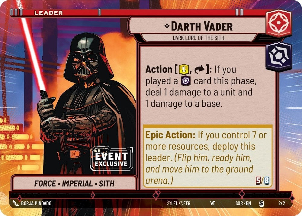 Darth Vader - Dark Lord of the Sith (Hyperspace) (Event Promo) (2/2) [Miscellaneous] | BD Cosmos