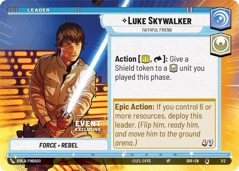Luke Skywalker - Faithful Friend (Hyperspace) (Event Promo) (1/2) [Miscellaneous] | BD Cosmos