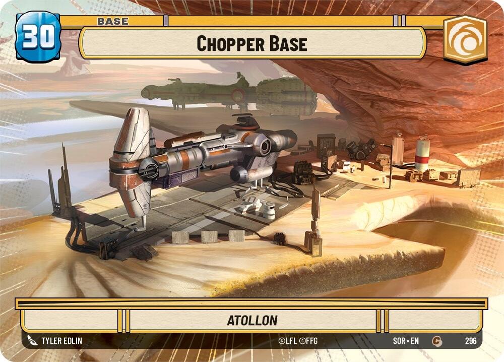 Chopper Base // Shield (Hyperspace) (296 // T04) [Spark of Rebellion] | BD Cosmos