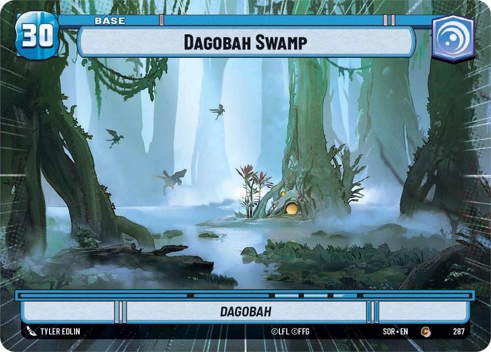 Dagobah Swamp // Shield (Hyperspace) (287 // T04) [Spark of Rebellion] | BD Cosmos