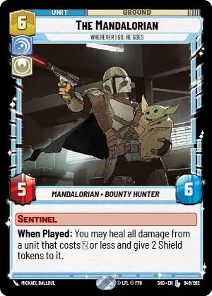 The Mandalorian - Wherever I Go, He Goes (049/262) [Shadows of the Galaxy] | BD Cosmos