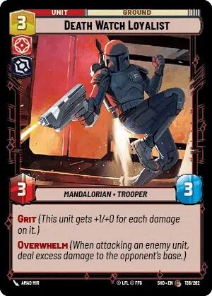 Death Watch Loyalist (136/262) [Shadows of the Galaxy] | BD Cosmos